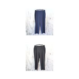 Weekends By Chico's (2) Activewear Pants Women's 12 Black/Navy